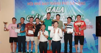 Bế mạc, trao giải Pickleball báo chí Đà Nẵng mở rộng năm 2026