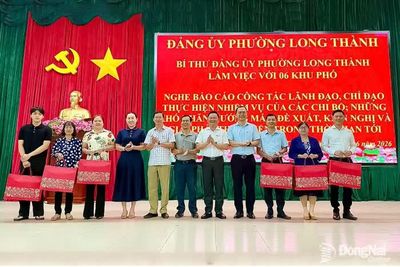 Phường Long Thành duy trì làm việc xuyên ngày nghỉ trong đợt thi đua cao điểm 500 ngày đêm