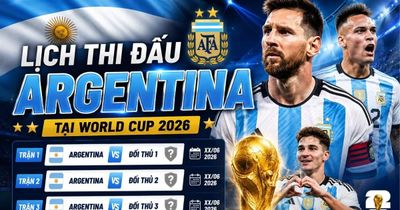 Lịch thi đấu Argentina tại World Cup 2026: Messi và hành trình bảo vệ ngôi vương