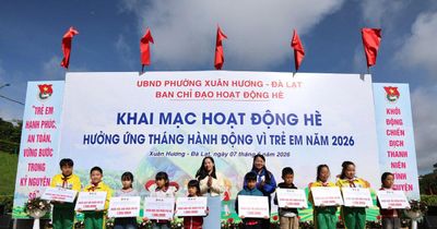 Sôi nổi hoạt động hè và hưởng ứng Tháng hành động vì trẻ em ở phường Xuân Hương - Đà Lạt