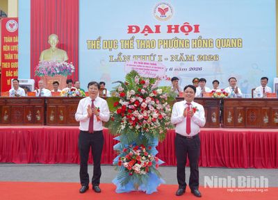 Khai mạc Đại hội Thể dục thể thao các phường Hồng Quang, Đông A và xã Chất Bình lần thứ I, năm 2026