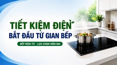 Tiết kiệm điện bắt đầu từ gian bếp