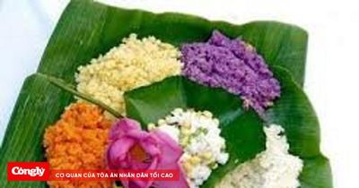 Xôi ngũ sắc - Tinh hoa ẩm thực và nét đẹp văn hóa của đồng bào Thái Tây Bắc