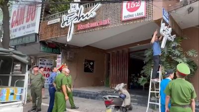 Đường Láng thông thoáng hơn sau xử lý vi phạm trật tự đô thị