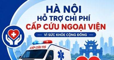 Hà Nội hỗ trợ 80-100% chi phí cấp cứu ngoại viện
