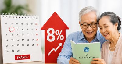 Nghỉ hưu từ tháng 7, có được tăng lương hưu 8%?