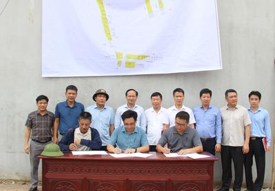 Bắc Ninh bàn giao mặt bằng khu APEC và đường xuyên tâm sân bay Gia Bình