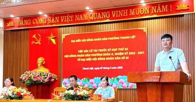 Thanh Liệt: Nhiều ý kiến dân sinh tại hội nghị tiếp xúc cử tri trước kỳ họp thứ 2 HĐND phường