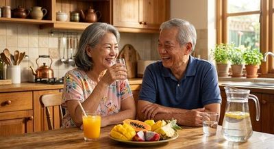 Chuyên gia khuyến nghị 4 nguyên tắc chăm sóc dinh dưỡng cho người cao tuổi mùa nắng nóng