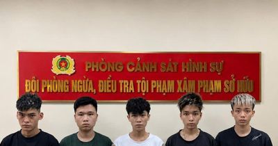 'Truy nóng' 5 đối tượng chặn đường, cướp xe máy của 2 thanh niên