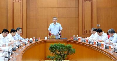 [Ảnh] Tổng Bí thư, Chủ tịch nước Tô Lâm chủ trì làm việc về Đề án tổng kết Nghị quyết 36–NQ/TW