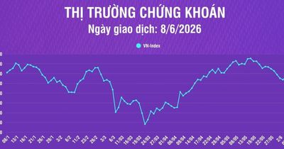 [Infographic] Chứng khoán ngày 8/6: VN-Index giảm mạnh 48,37 điểm về mức 1.790,53 điểm, dưới kháng cự tâm lý 1.800 điểm