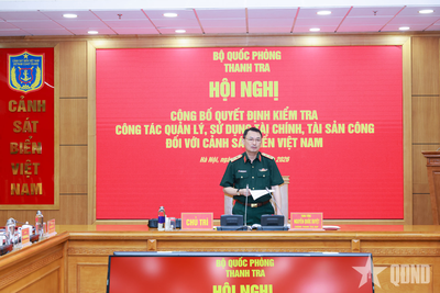Kiểm tra công tác quản lý, sử dụng tài chính, tài sản công đối với Cảnh sát biển Việt Nam