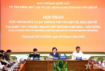 Khẩn trương tìm kiếm, quy tập hài cốt liệt sĩ tại Công viên Lê Thị Riêng (TP Hồ Chí Minh)