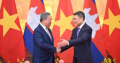 Thủ tướng Lê Minh Hưng chủ trì lễ đón Thủ tướng Campuchia Hun Manet