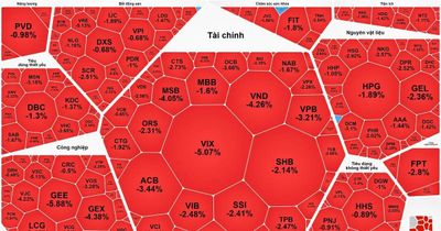 VN-Index giảm hơn 48 điểm, tuột mốc 1.800 điểm