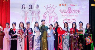 Sinh viên Trường Đại học Khoa học - Đại học Thái Nguyên (TNUS) háo hức tập luyện chờ đón Hoa hậu Việt Nam