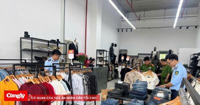 Xử phạt 2 cửa hàng bán quần áo giả mạo nhãn hiệu nổi tiếng