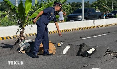 Động đất 7,8 độ tại Philippines, ít nhất 1 người thiệt mạng