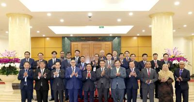 Thường trực Ban Bí thư tiếp Trưởng đoàn các chính đảng các nước ASEAN