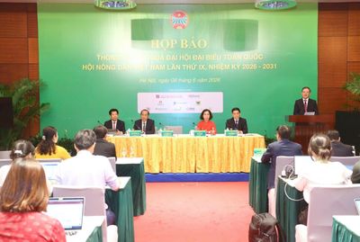 Đại hội đại biểu toàn quốc Hội Nông dân Việt Nam lần thứ IX thành công tốt đẹp