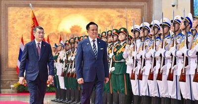 Thủ tướng Lê Minh Hưng chủ trì lễ đón Thủ tướng Thái Lan