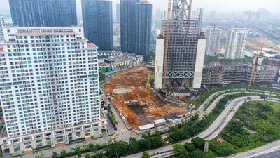 [Photostory] Tiến độ dự án nhà ở công an trong khu đô thị Ciputra của liên danh UDIC - Thái Nam Land