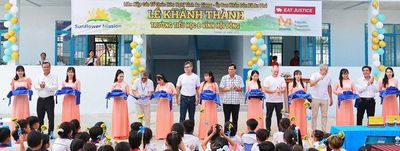 Khánh thành 6 phòng học mới tại Trường Tiểu học 'B' Vĩnh Hội Đông