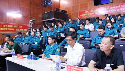 Cụm 1 Bắc Ninh khai mạc huấn luyện tự vệ năm 2026