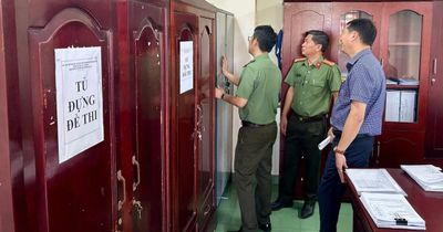 Kiểm tra an ninh, an toàn các điểm thi tốt nghiệp THPT tại Gia Lai
