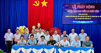 Gia Lai phát động Chiến dịch cao điểm 90 ngày đêm hoàn thành dự án trường nội trú liên cấp