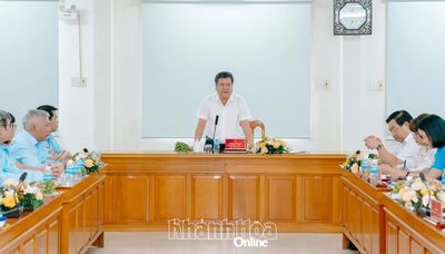 Bí thư Tỉnh ủy Trần Phong làm việc với ngành Nông nghiệp và Môi trường Khánh Hòa