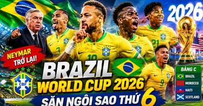 Lịch thi đấu World Cup 2026 tuyển Brazil: Ancelotti đặt niềm tin vào Neymar