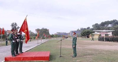 Lễ tuyên thệ chiến sĩ mới năm 2026 tại Trung đoàn 24