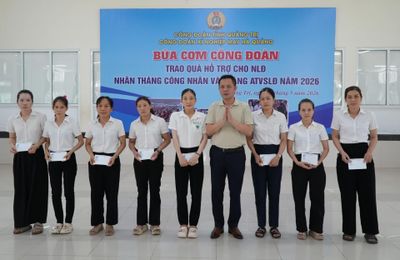 Huy động trên 1,7 tỉ đồng chăm lo người lao động có hoàn cảnh khó khăn