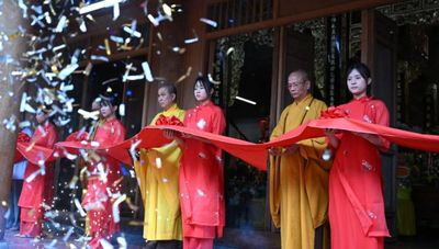 Ninh Bình: Khánh thành đại hùng bảo điện chùa Bảo Khánh, động thổ xây dựng đại hùng bảo điện chùa Hạ