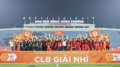 Thể Công Viettel giành ngôi Á quân LPBank V-League 2025/2026