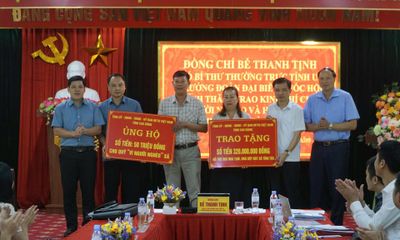 Phó Bí thư Thường trực Tỉnh ủy, Trưởng Đoàn ĐBQH tỉnh Bế Thanh Tịnh làm việc với xã Nguyên Bình và Tĩnh Túc