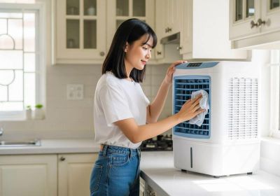 Quạt hơi nước có mùi hôi, gió yếu: Dành ngay 5 phút làm theo cách này