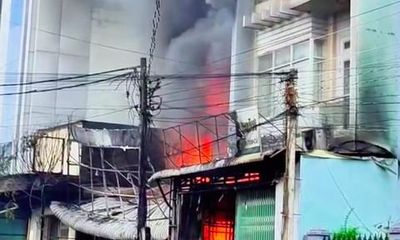 Vĩnh Long: Cháy cửa hàng văn phòng phẩm, phát hiện thi thể cụ ông bên trong