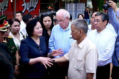PTT Phạm Thị Thanh Trà gặp cựu binh, nhân chứng, bàn tìm hài cốt liệt sĩ 1968