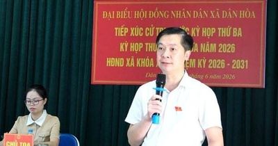 Xã Dân Hòa: Lắng nghe ý kiến cử tri, tháo gỡ những vấn đề dân sinh