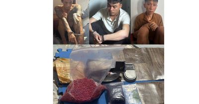 Công an Quảng Trị bắt 3 đối tượng, thu hơn 7.000 viên ma túy hồng phiến và 2kg ma túy dạng đá
