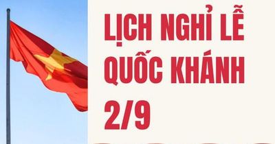 Chính thức: Nghỉ 5 ngày dịp Quốc khánh 2/9