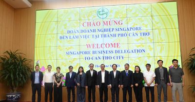 Cần Thơ đẩy mạnh hợp tác đầu tư với doanh nghiệp Singapore trên nhiều lĩnh vực