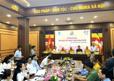 Vinh danh 35 tác phẩm xuất sắc tại Giải Báo chí Phật giáo năm 2025