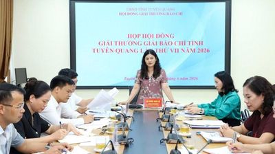 53 tác phẩm đoạt Giải báo chí tỉnh Tuyên Quang lần thứ VII năm 2026
