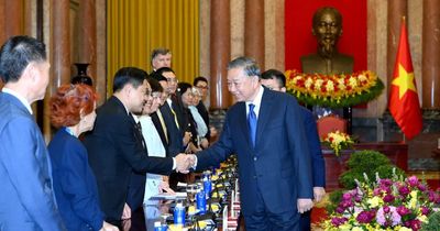[Ảnh] Tổng Bí thư, Chủ tịch nước Tô Lâm tiếp các Trưởng đoàn các nước, tổ chức quốc tế tham dự Diễn đàn Tương lai ASEAN