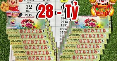 Xổ số miền Nam: 'Truy tìm' người trúng độc đắc 15 vé số Cà Mau