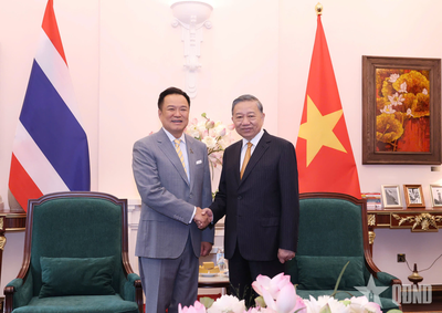 Tổng Bí thư, Chủ tịch nước Tô Lâm tiếp Thủ tướng Thái Lan